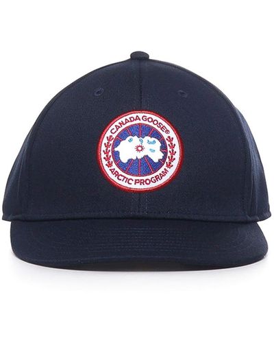 Canada Goose Adjustable Hat With Logo - Blue