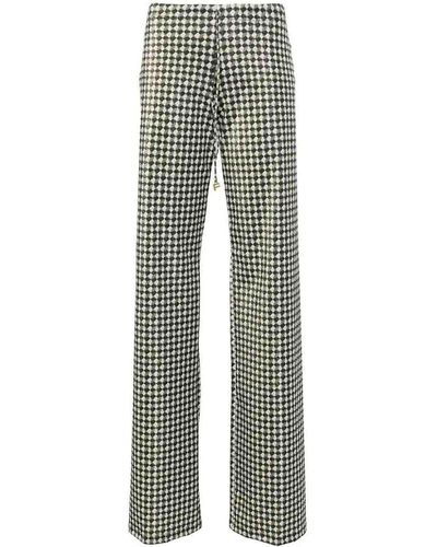 Fisico Geometric Trousers - Grey