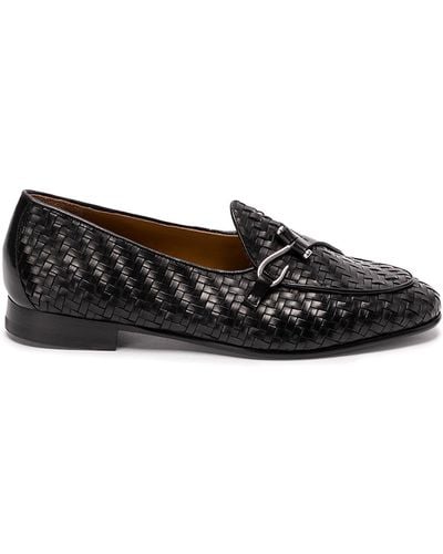 Edhen Milano `comporta` Leather Loafers - Black