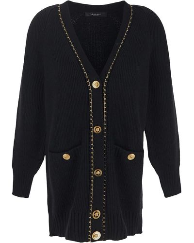 Versace Jeans Couture Knit Cardigan - Blue
