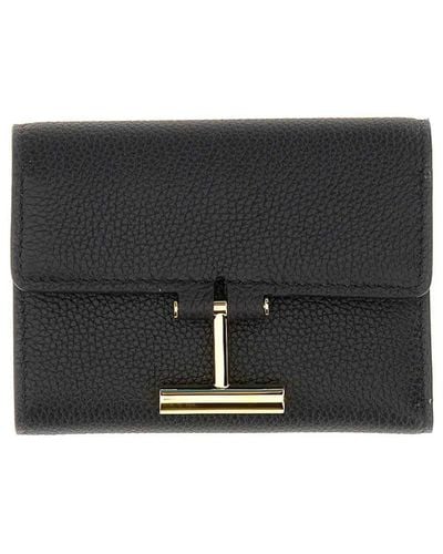 Tom Ford Wallet With Logo - Black