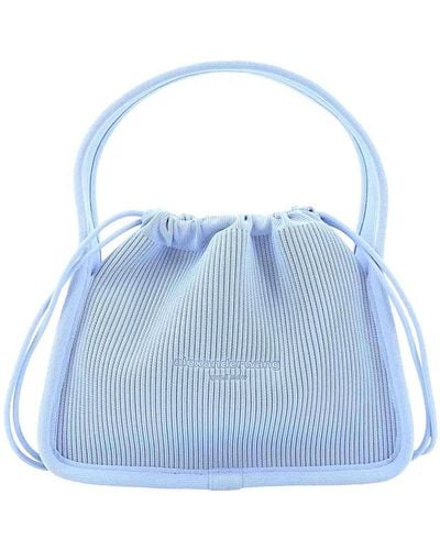 Alexander Wang Ribbed Nylon Handbag - Blue