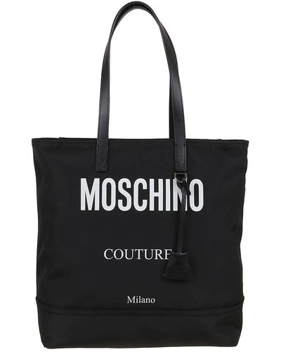 Moschino Nylon Tote - Black