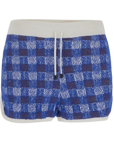 Drumohr Knit Shorts - Blue
