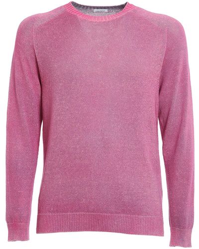 Malo Crew Neck Pull - Pink