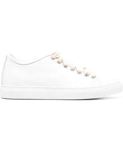 Sofie D'Hoore Concealed Heel Nappa Sneakers - White
