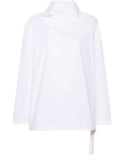 Jil Sander Asymmetrical Shirt - White