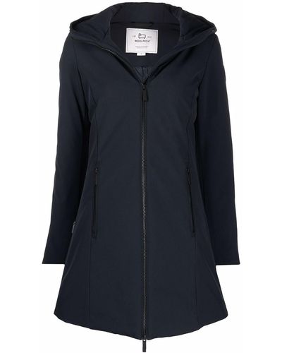 Woolrich Padded Hooded Parka - Blue