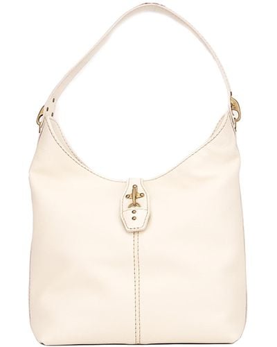 Fay Hobo Bag In Leather - White