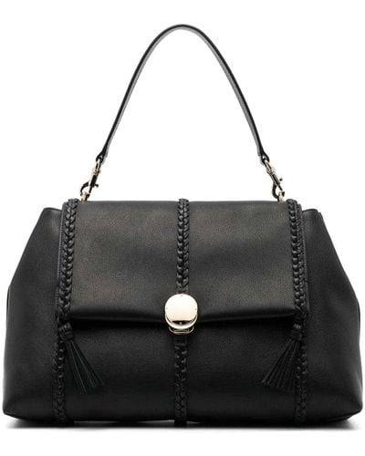 Chloé Penelope Large Soft Shoulder Bag - Black