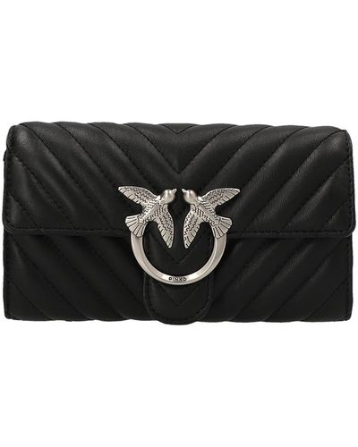 Pinko Love One Wallet Bag - Black