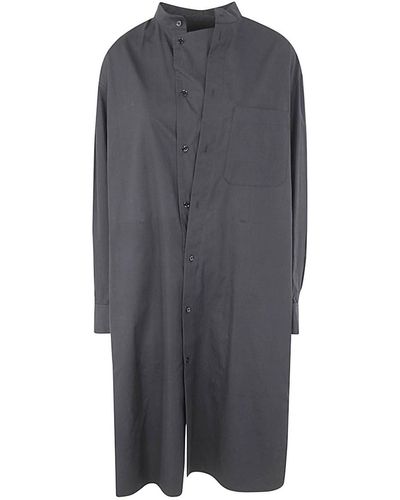 Lemaire Collar Shirt Dress - Grey