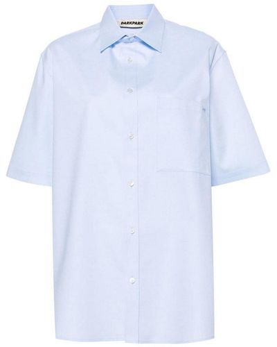 DARKPARK Oversized Cotton Shirt - White