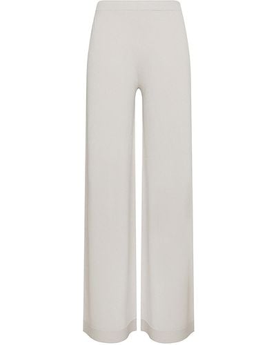 D. EXTERIOR Soft Trousers - White