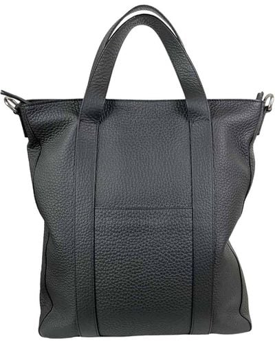Orciani Leather Bag - Black