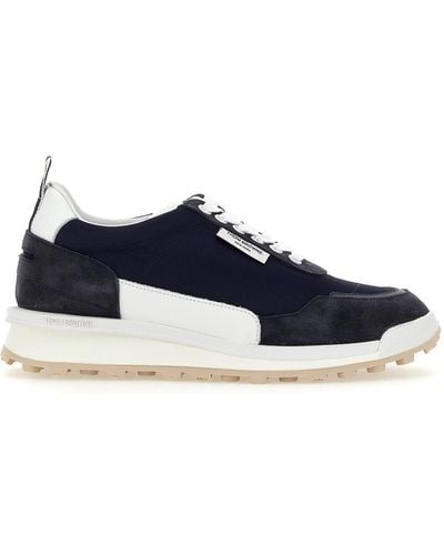 Thom Browne Trainers With Logo - Blue