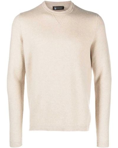 Colombo Cashmere Crewneck Sweater - Natural