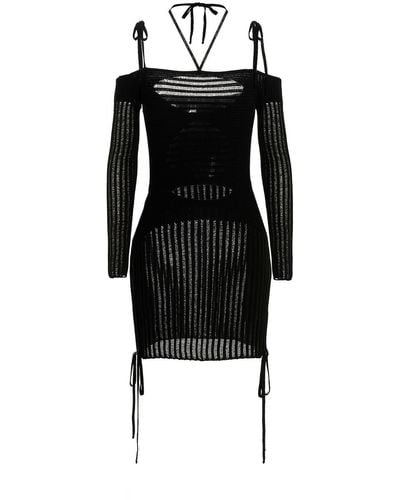 ANDREADAMO Cut-out Dress - Black