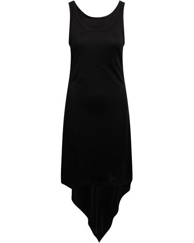 Helmut Lang Asymmetric Dress - Black