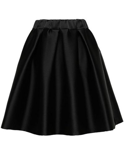 P.A.R.O.S.H. Pleated Full Skirt - Black