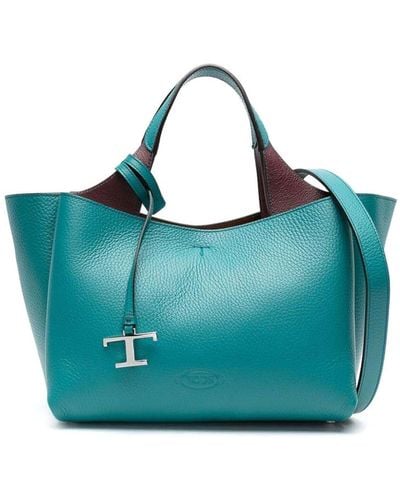 Tod's Bag In Leather Mini - Blue