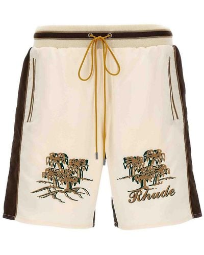 Rhude Souvenir Bermuda Shorts - Natural