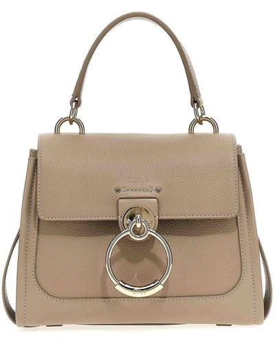 Chloé Tess Mini Handbag - Natural
