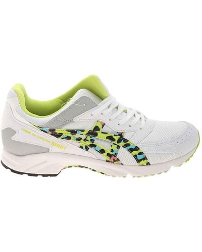 Comme des Garçons Tarther Sc Trainers In And Fluo Yellow - Green