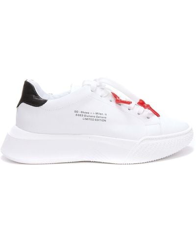 Giuliano Galiano Logoed Sneakers - White