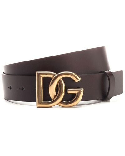 Dolce & Gabbana Dg Belt In - White