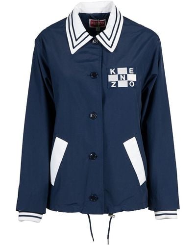 KENZO Sailor Coach Jacket - Blue