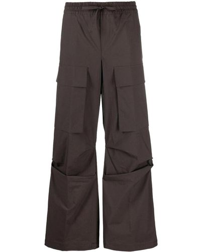 P.A.R.O.S.H. Straight-leg Cargo Trousers - Grey