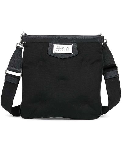Maison Margiela Glam Slam Sport Flat Messenger Bag - Black