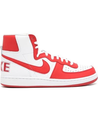 Comme Des Garcons Hommes Plus Homme Plus X Nike Sneakers - Red