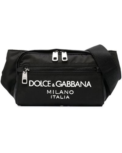 Dolce & Gabbana Fabbric Logo Belt Bag - Black