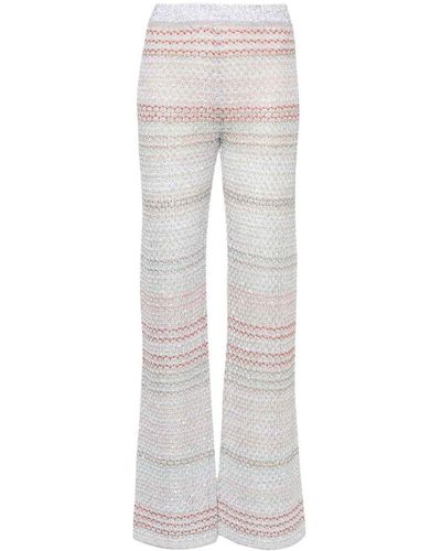 Missoni Trousers With Sequin Details - Grey