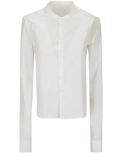 MM6 by Maison Martin Margiela Long Sleeved Shirt - White