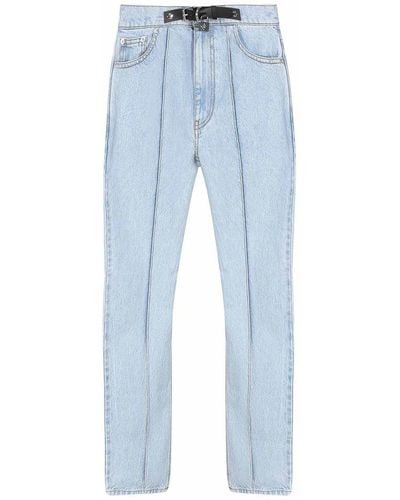 JW Anderson Slim Jeans With Padlock Detail - Blue