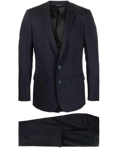 Dolce & Gabbana Dg Essentials Single-breasted Suit - Blue