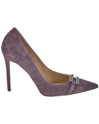 Elisabetta Franchi Plaque Court Shoes - Purple