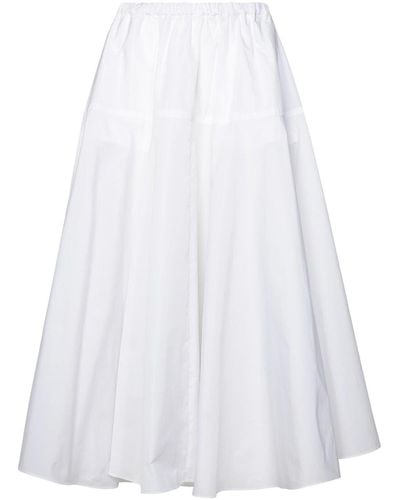 Patou Recycled Polyester Skirt - White
