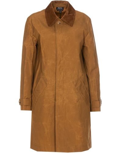 A.P.C. Cesaria Trench - Brown