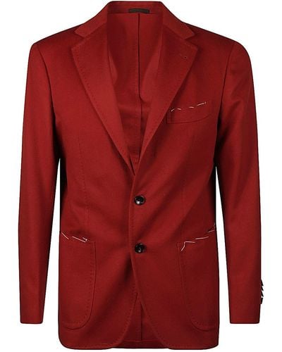 Sartorio Napoli Cashmere Jacket - Red