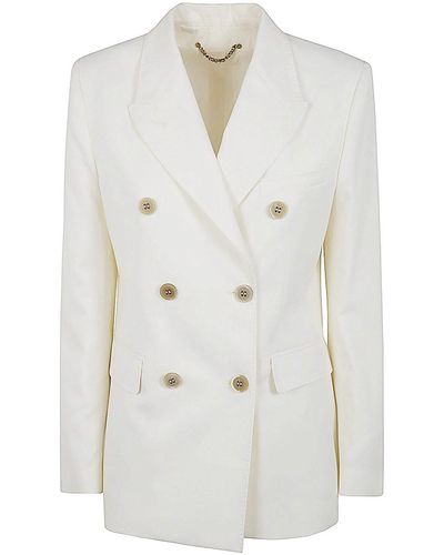 Golden Goose Journey W`s Double-breasted Blazer - White