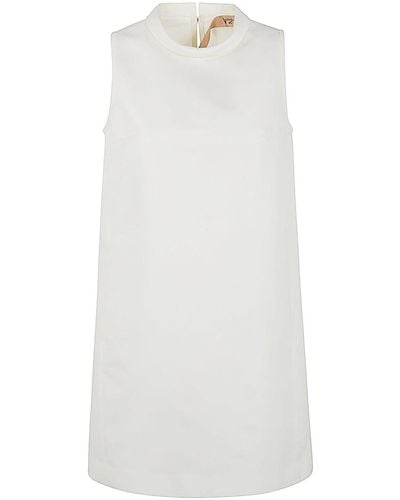 N°21 Sleeveless Mini Dress - White