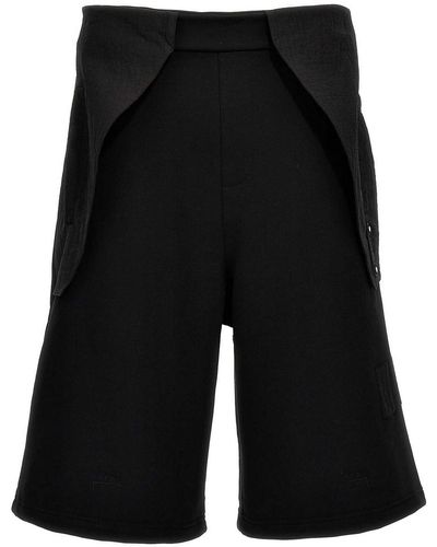 A_COLD_WALL* Overlay Cargo Bermuda Shorts - Black