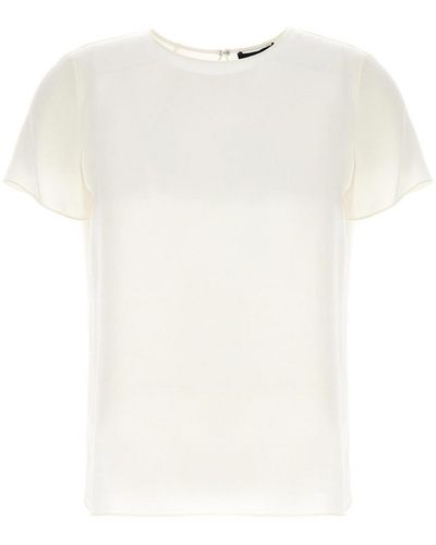 Theory Woven T-shirt - White