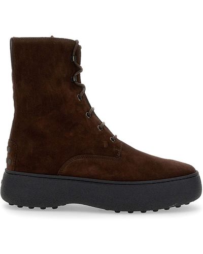 Tod's Lace-up Boot - Brown