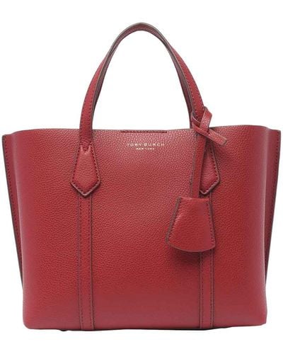 Tory Burch Small Perry Shopping Bag - Red