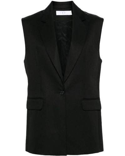 IRO Cotton Single-breasted Vest - Black